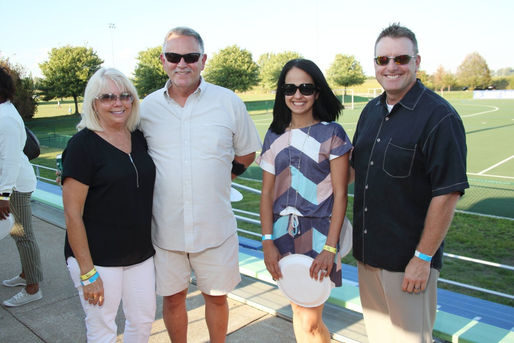Debbie and Chris Ayres, Jen and Jim Wethington